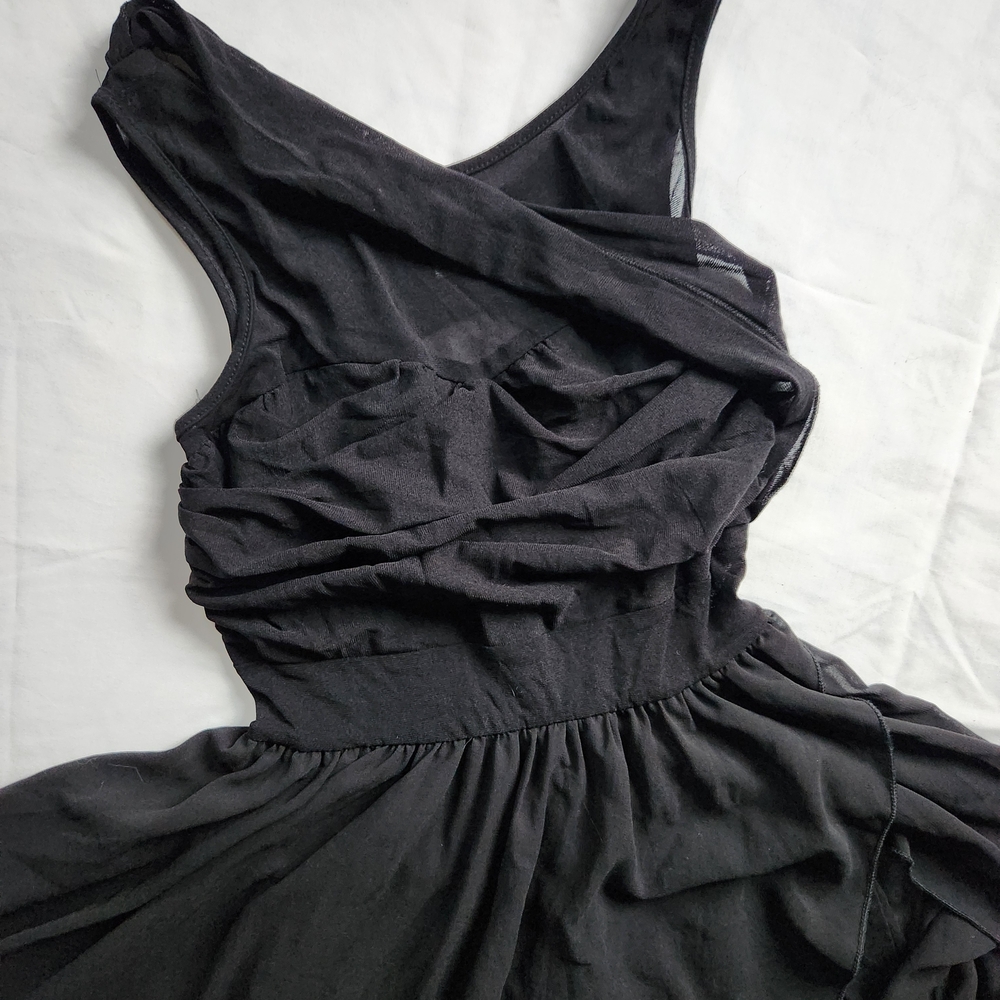 IEFIEL black sheer dress | Small | Black Short Sleeveless  Woman